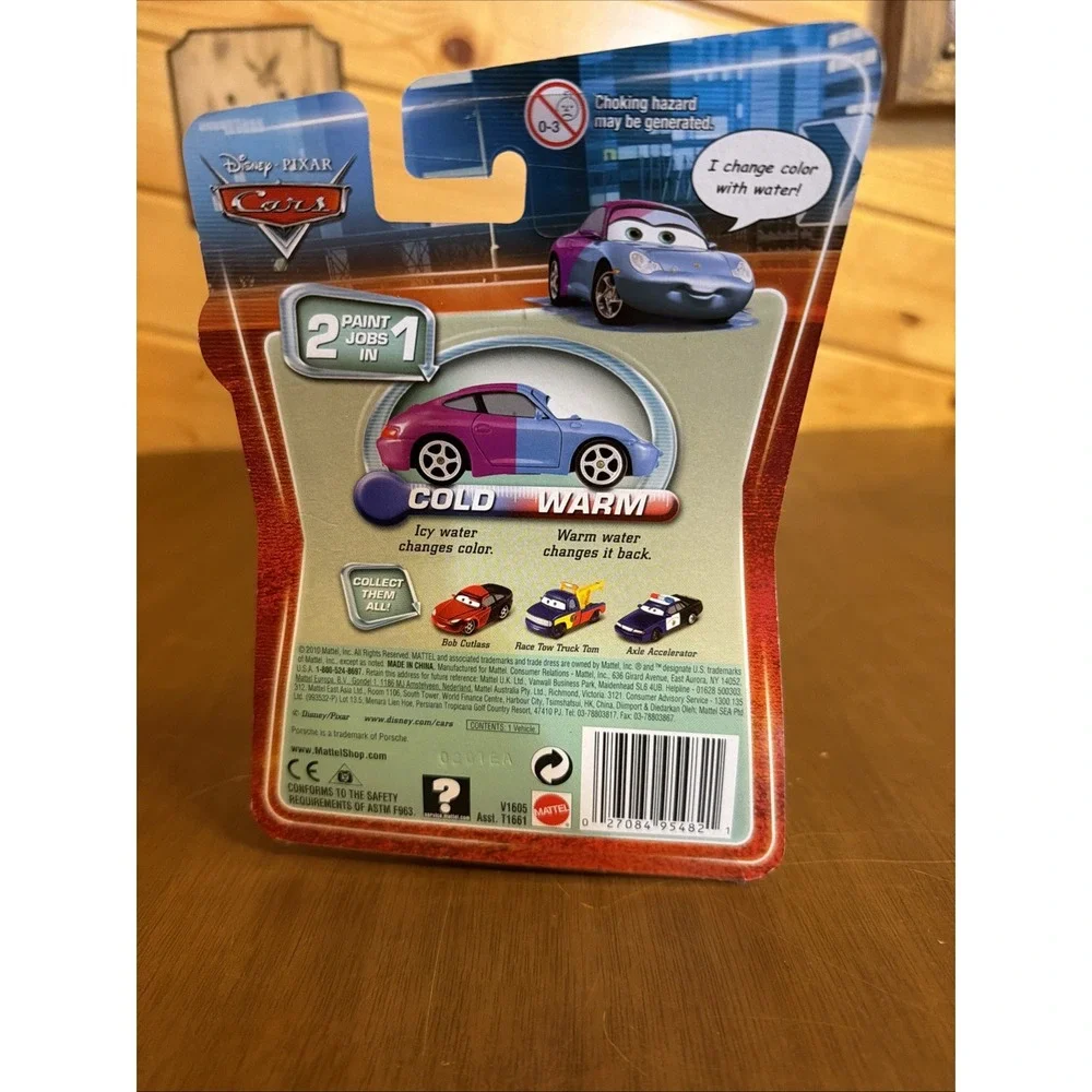 RARE Edition New on Card Disney Pixar Cars Color Changers SALLY